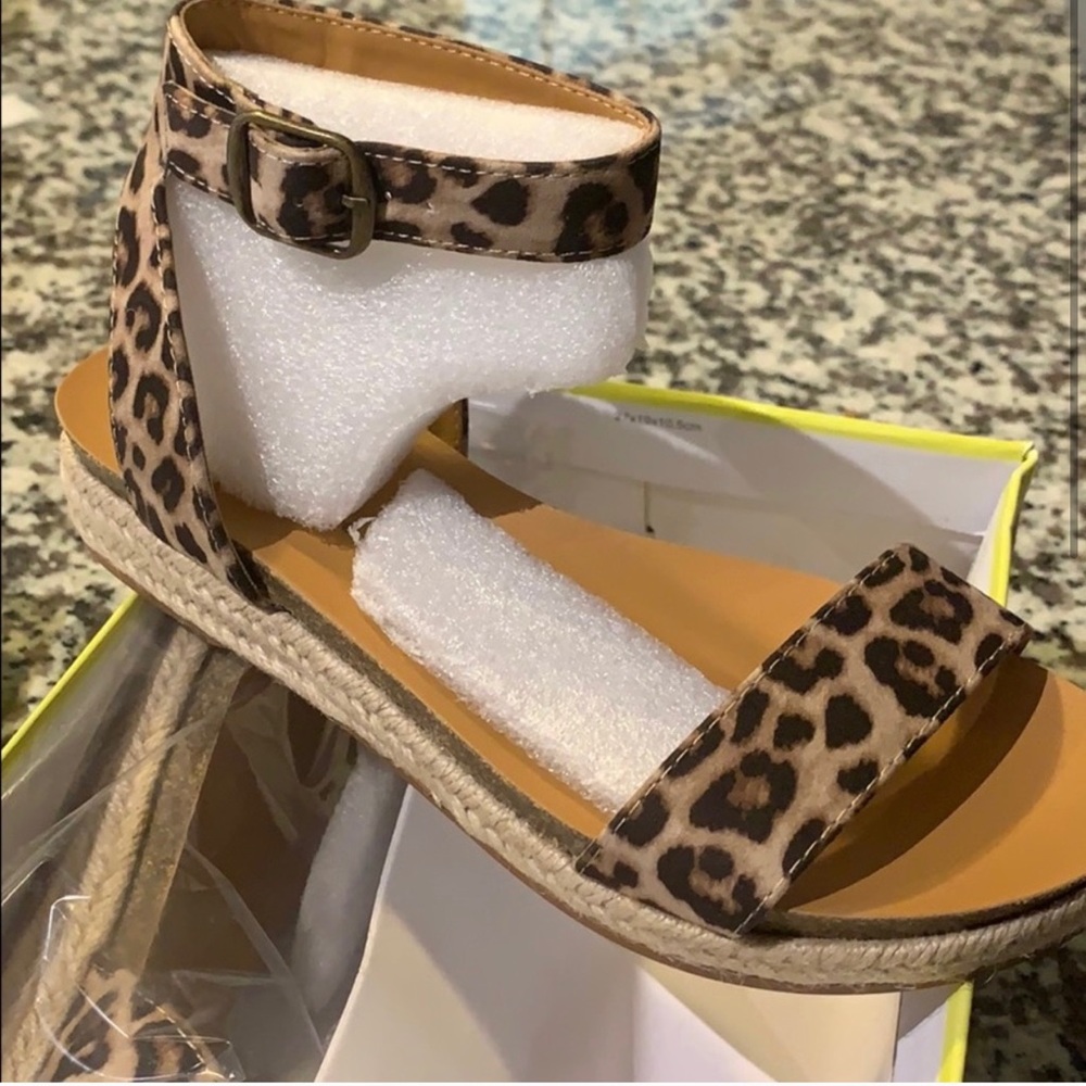 Leopard Sandals